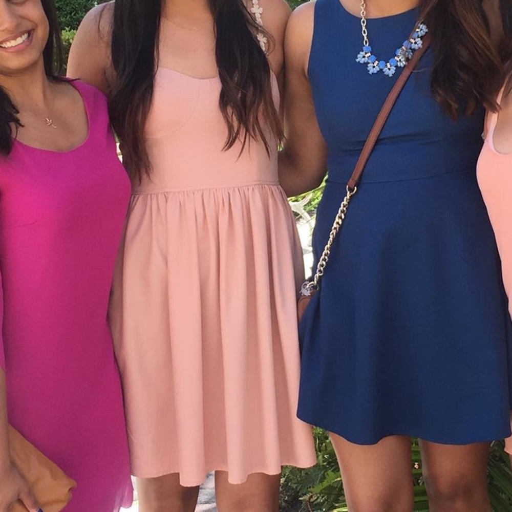 Pink Midi Dress